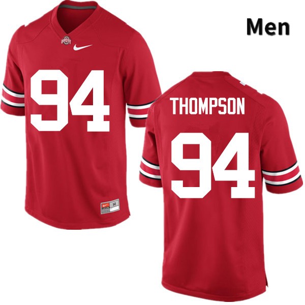 Ohio State Buckeyes Dylan Thompson Men's #94 Red Game Stitched College Football Jersey